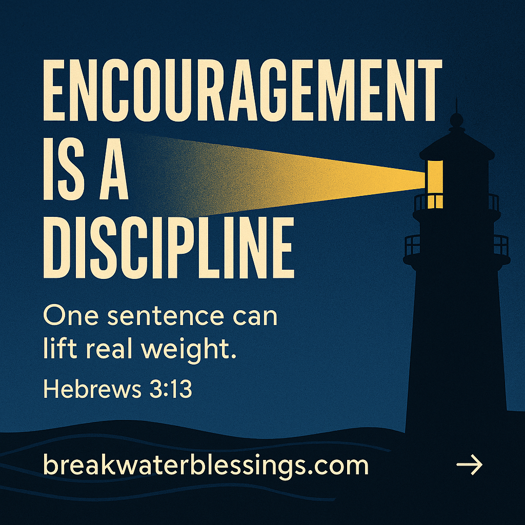 Encouragement Is A Discipline